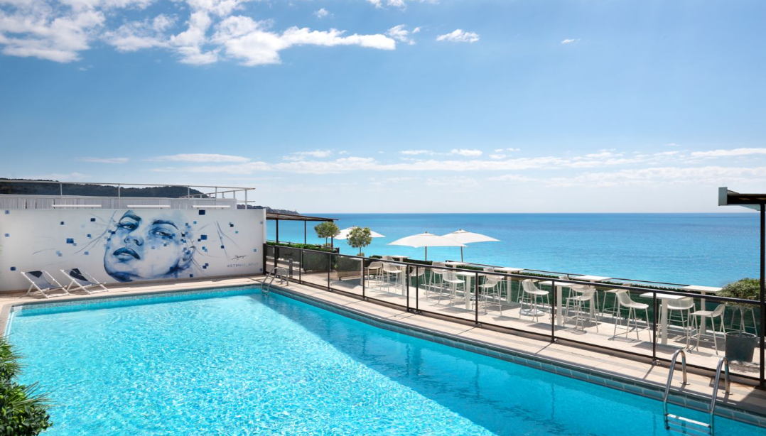 Le Méridien Nice heated rooftop pool