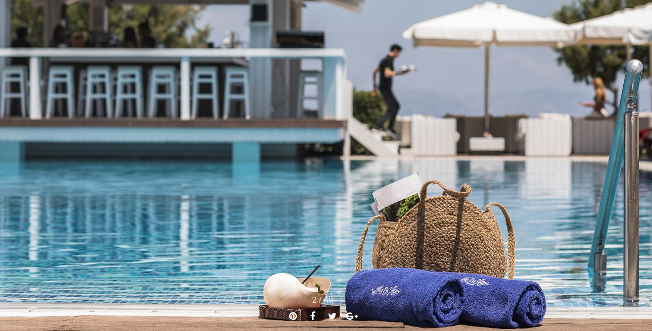 Hotel pool day pass in Rhodes
