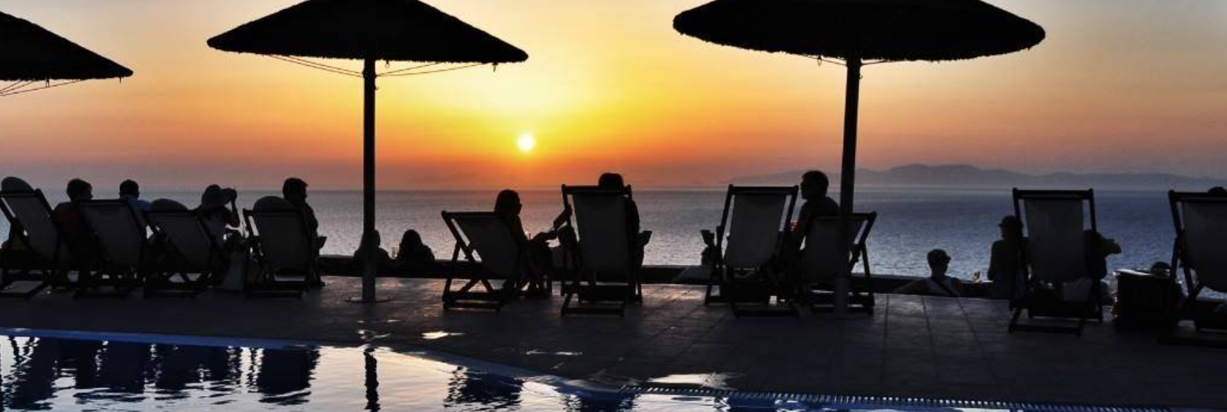Hotel pool day pass in Santorini
